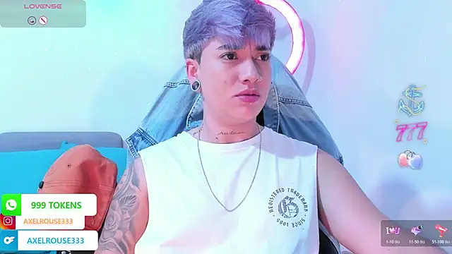 AxelRouse3 online show from April 18, 1:20 am