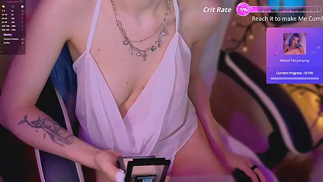 Snapshot of SapphireEve chatting on April 23, 9:50 pm SapphireEve online show from April 23, 9:50 pm