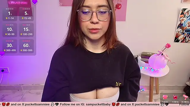 Snapshot of Sampuckettbaby chatting on May 6, 3:28 pm Sampuckettbaby online show from May 6, 3:28 pm