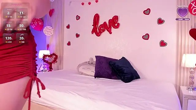 Snapshot of CloeMoon chatting on February 8, 5:00 am CloeMoon online show from February 8, 5:00 am