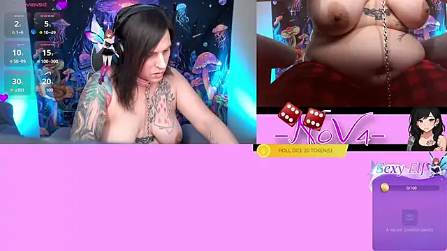 Snapshot of -N0V4- chatting on December 23, 2:31 am -N0V4- online show from December 23, 2:31 am