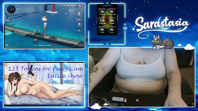 Sarastasia417 online show from July 3, 5:30 pm