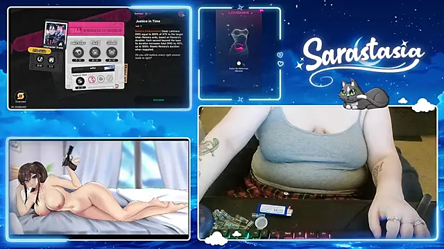 Sarastasia417 online show from July 12, 9:50 pm
