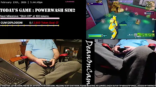 DeanonCam online show from February 13, 11:45 pm