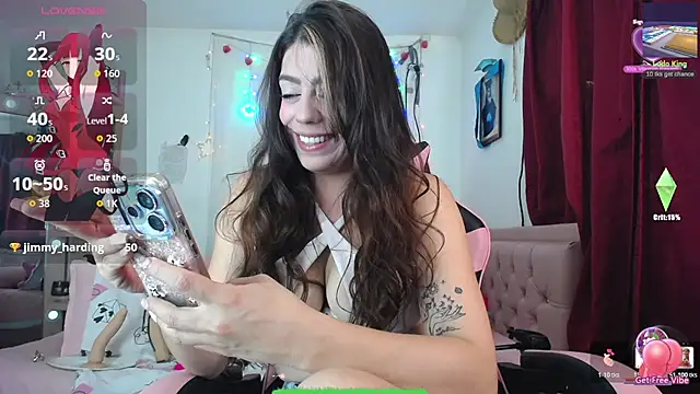 Snapshot of Rosario_96 chatting on February 5, 2:16 am Rosario 96 online show from February 5, 2:16 am