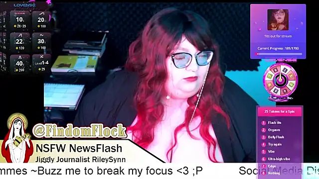 RileySynn online show from February 21, 4:13 am