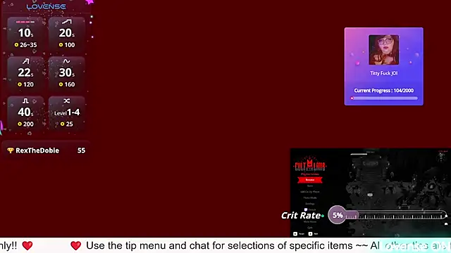 RileySynn online show from July 12, 6:10 pm