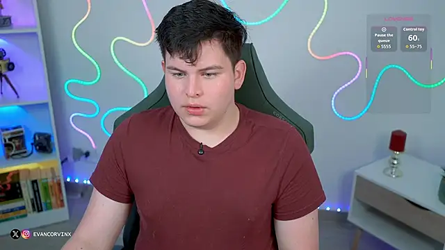 EvanCorvinx online show from February 20, 2:06 pm