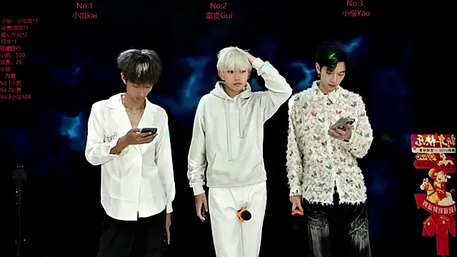 Snapshot of AOA-boy chatting on March 1, 11:40 pm AOA-boy online show from March 1, 11:40 pm