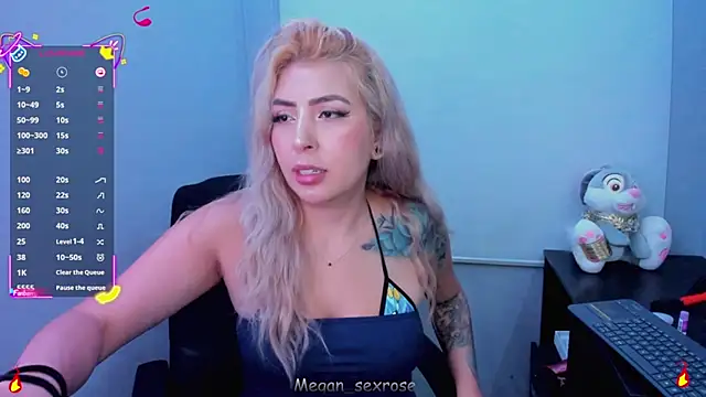 Megan sexrosse online show from March 24, 2:49 am