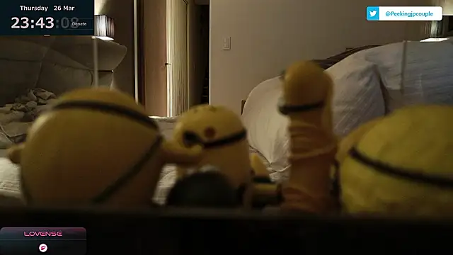 Snapshot of Peeking_Bedroom_JP chatting on March 26, 2:44 pm Peeking Bedroom JP online show from March 26, 2:44 pm