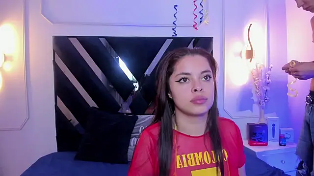 Snapshot of Ambar_a_Camilo chatting on June 27, 12:55 pm Ambar a Camilo online show from June 27, 12:55 pm