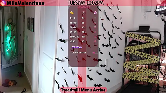 Snapshot of MilaValentina chatting on October 29, 2:03 am MilaValentina online show from October 29, 2:03 am