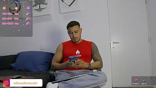 Snapshot of WillSandler chatting on December 17, 11:22 pm WillSandler online show from December 17, 11:22 pm