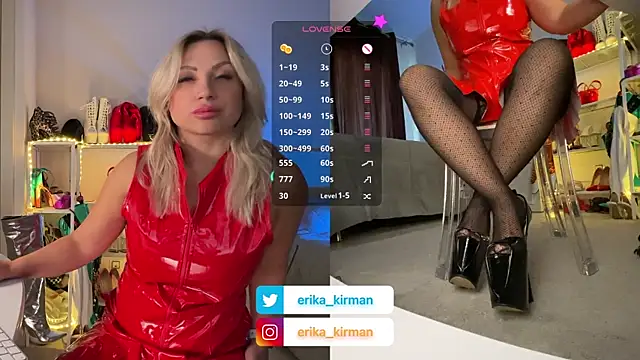 Erika Kirman online show from January 3, 11:25 am