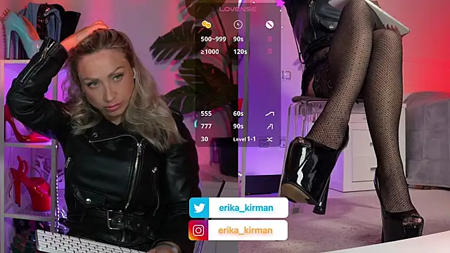 Erika Kirman online show from May 12, 10:34 am
