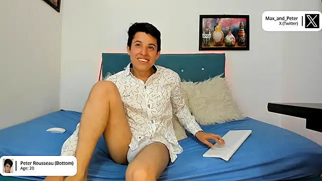 Snapshot of Max_and_Peter chatting on October 7, 7:55 pm Max and Peter online show from October 7, 7:55 pm