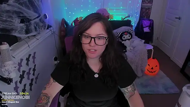 Snapshot of JennKenobi chatting on October 28, 2:42 pm JennKenobi online show from October 28, 2:42 pm