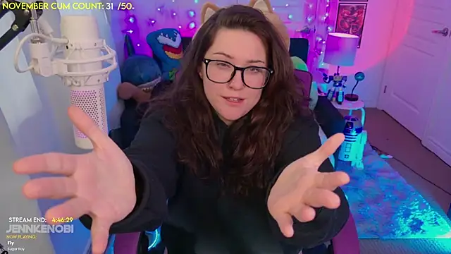 Snapshot of JennKenobi chatting on November 20, 3:34 pm JennKenobi online show from November 20, 3:34 pm