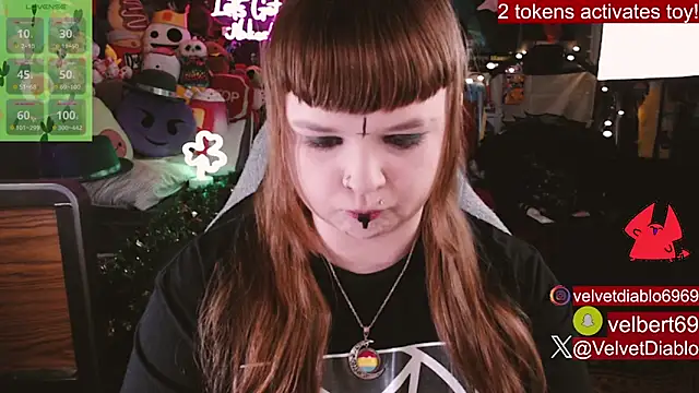 VelvetDiablo online show from February 25, 12:20 am