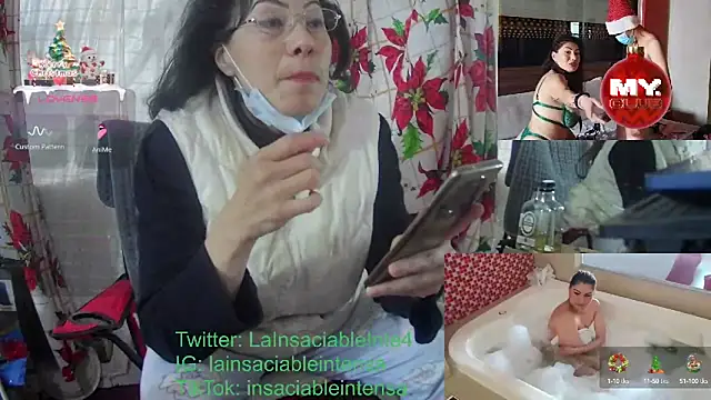 Snapshot of LaInsaciableIntensa chatting on January 6, 2:25 pm LaInsaciableIntensa online show from January 6, 2:25 pm