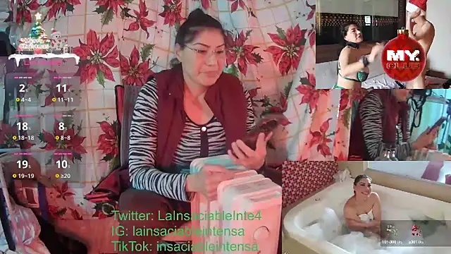 Snapshot of LaInsaciableIntensa chatting on January 6, 9:54 pm LaInsaciableIntensa online show from January 6, 9:54 pm