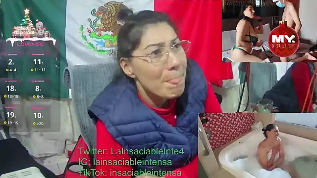 Snapshot of LaInsaciableIntensa chatting on January 9, 10:20 pm LaInsaciableIntensa online show from January 9, 10:20 pm