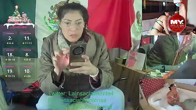 Snapshot of LaInsaciableIntensa chatting on January 11, 10:51 pm LaInsaciableIntensa online show from January 11, 10:51 pm