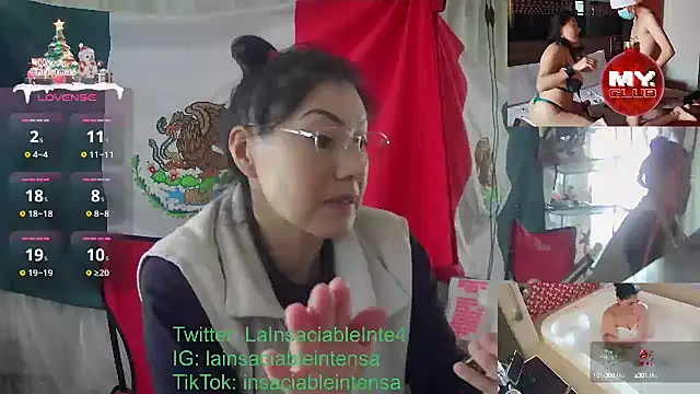Snapshot of LaInsaciableIntensa chatting on January 13, 8:58 pm LaInsaciableIntensa online show from January 13, 8:58 pm
