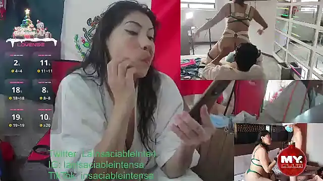 Snapshot of LaInsaciableIntensa chatting on January 16, 2:51 pm LaInsaciableIntensa online show from January 16, 2:51 pm