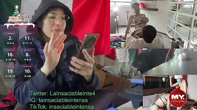 Snapshot of LaInsaciableIntensa chatting on January 16, 8:25 pm LaInsaciableIntensa online show from January 16, 8:25 pm