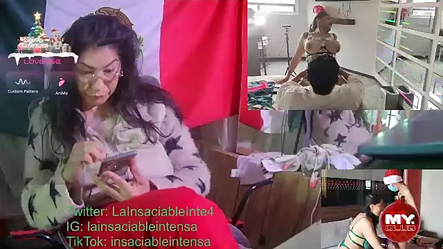 Snapshot of LaInsaciableIntensa chatting on January 18, 1:29 pm LaInsaciableIntensa online show from January 18, 1:29 pm