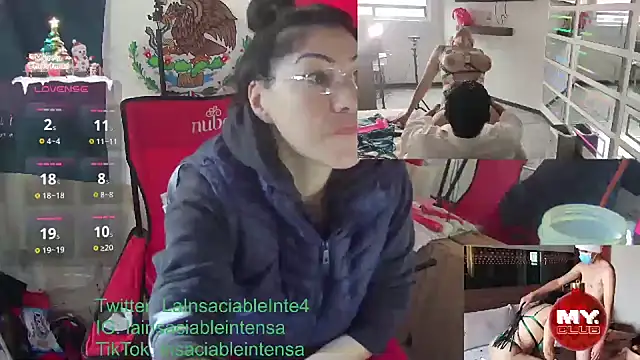 Snapshot of LaInsaciableIntensa chatting on January 19, 2:38 pm LaInsaciableIntensa online show from January 19, 2:38 pm