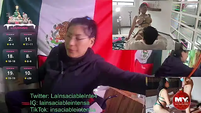 Snapshot of LaInsaciableIntensa chatting on January 21, 10:41 pm LaInsaciableIntensa online show from January 21, 10:41 pm