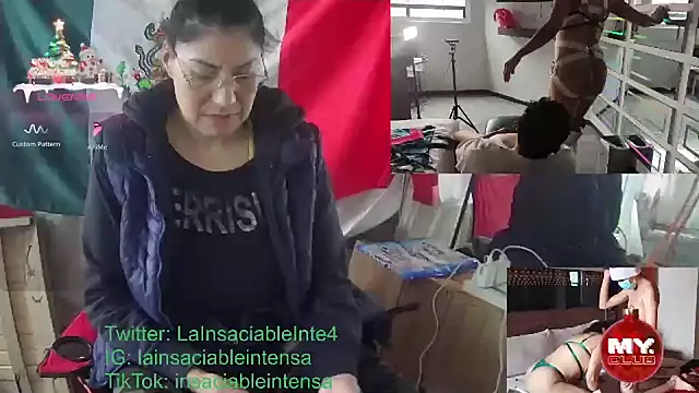 Snapshot of LaInsaciableIntensa chatting on January 23, 7:29 pm LaInsaciableIntensa online show from January 23, 7:29 pm
