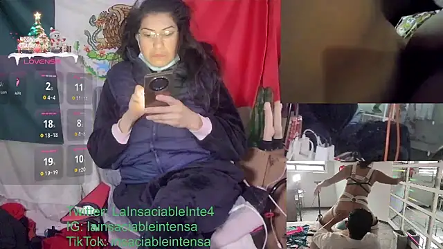 Snapshot of LaInsaciableIntensa chatting on January 28, 1:16 pm LaInsaciableIntensa online show from January 28, 1:16 pm