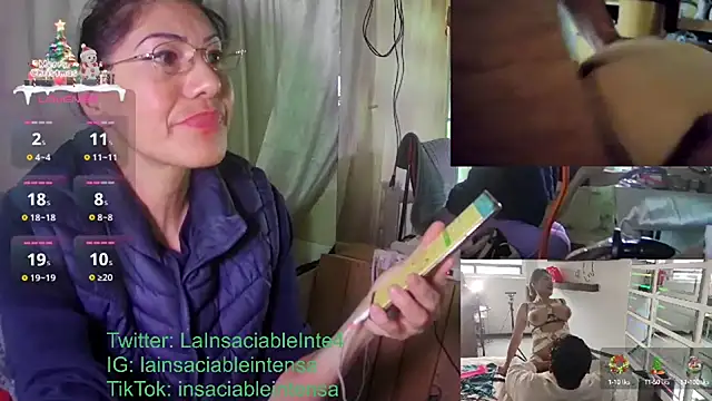 Snapshot of LaInsaciableIntensa chatting on January 29, 10:11 pm LaInsaciableIntensa online show from January 29, 10:11 pm