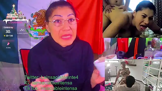 Snapshot of LaInsaciableIntensa chatting on February 5, 10:01 pm LaInsaciableIntensa online show from February 5, 10:01 pm
