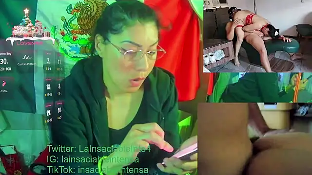 Snapshot of LaInsaciableIntensa chatting on February 6, 11:26 pm LaInsaciableIntensa online show from February 6, 11:26 pm