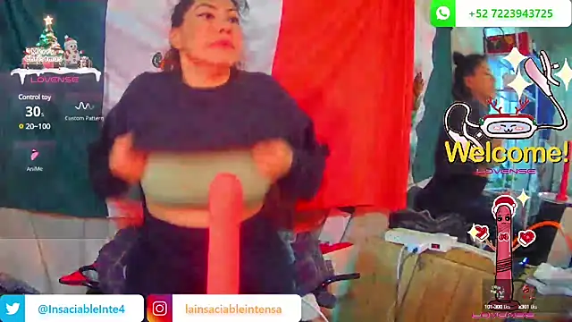 Snapshot of LaInsaciableIntensa chatting on February 12, 10:26 pm LaInsaciableIntensa online show from February 12, 10:26 pm