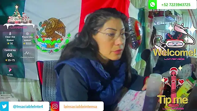 Snapshot of LaInsaciableIntensa chatting on February 14, 1:18 pm LaInsaciableIntensa online show from February 14, 1:18 pm