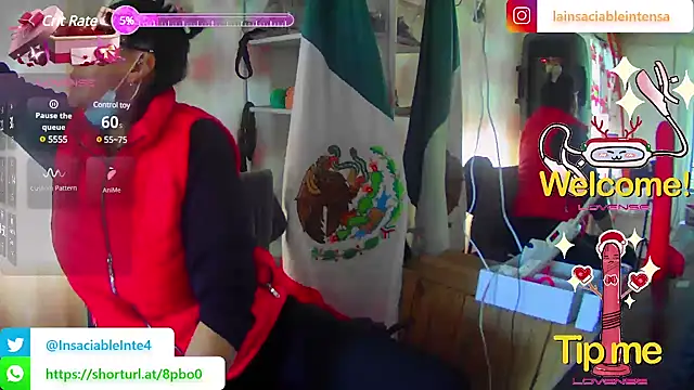 Snapshot of LaInsaciableIntensa chatting on February 23, 6:23 pm LaInsaciableIntensa online show from February 23, 6:23 pm