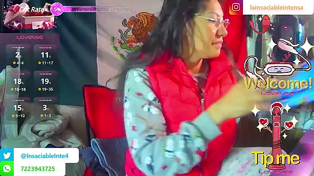 Snapshot of LaInsaciableIntensa chatting on March 5, 1:17 pm LaInsaciableIntensa online show from March 5, 1:17 pm