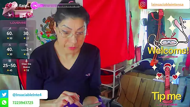 Snapshot of LaInsaciableIntensa chatting on March 10, 2:59 pm LaInsaciableIntensa online show from March 10, 2:59 pm