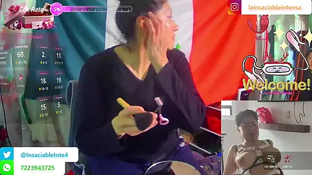 Snapshot of LaInsaciableIntensa chatting on March 15, 7:48 pm LaInsaciableIntensa online show from March 15, 7:48 pm