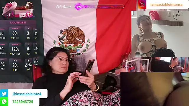 Snapshot of LaInsaciableIntensa chatting on March 20, 1:15 pm LaInsaciableIntensa online show from March 20, 1:15 pm