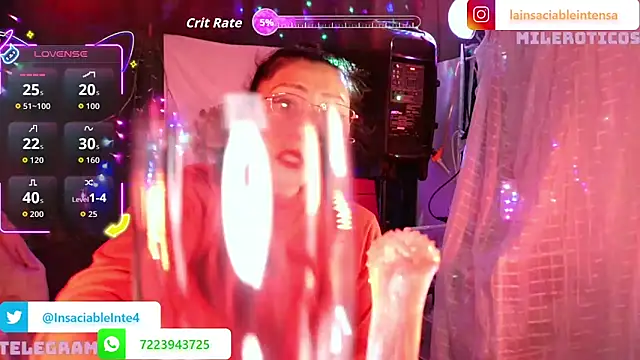 LaInsaciableIntensa online show from March 12, 2:18 am