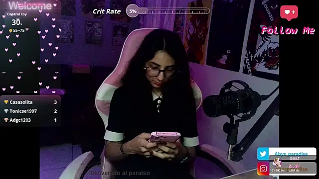 Abysparadise online show from October 31, 3:18 am