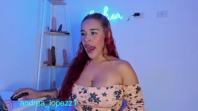 andrea lopezz  online show from January 4, 9:09 pm