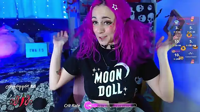 Snapshot of o0pepper0o chatting on January 17, 12:20 am o0pepper0o online show from January 17, 12:20 am